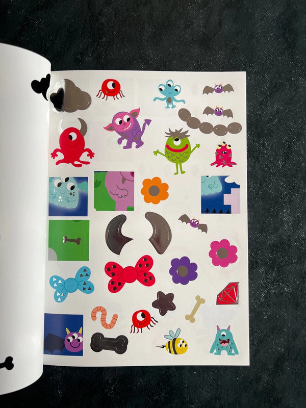 Mes autocollants scintillants - les monstres