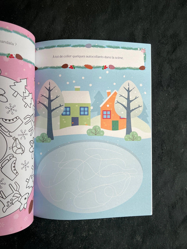 Mes autocollants scintillants - l’hiver