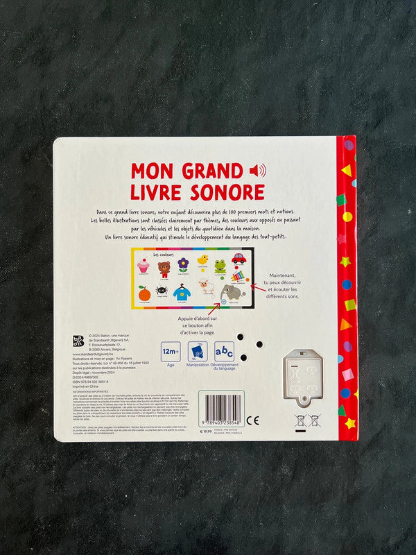 Mon grand livre sonore