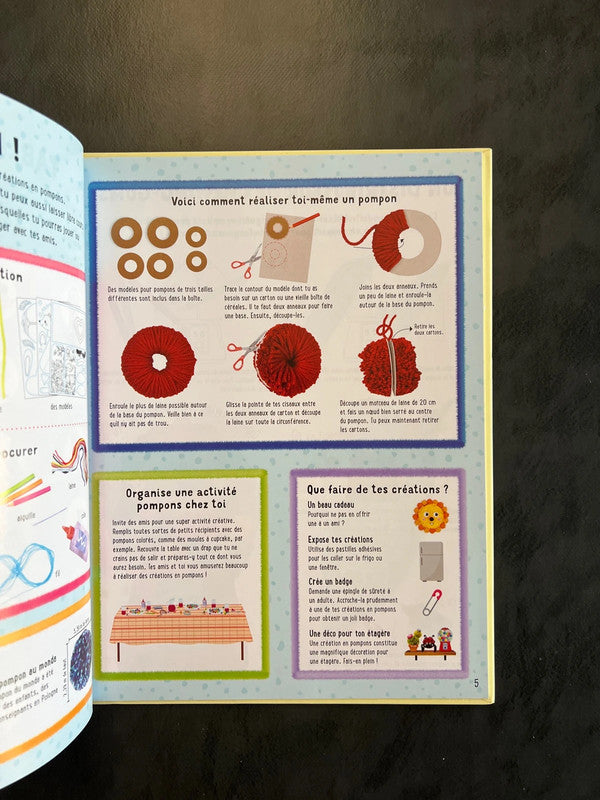 Mes créations en pompons