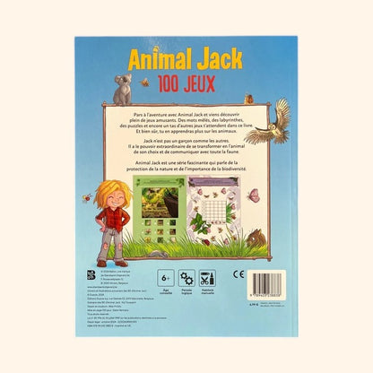 100 Jeux - Animal Jack | Livre-jeu pour enfants 5-8 ans