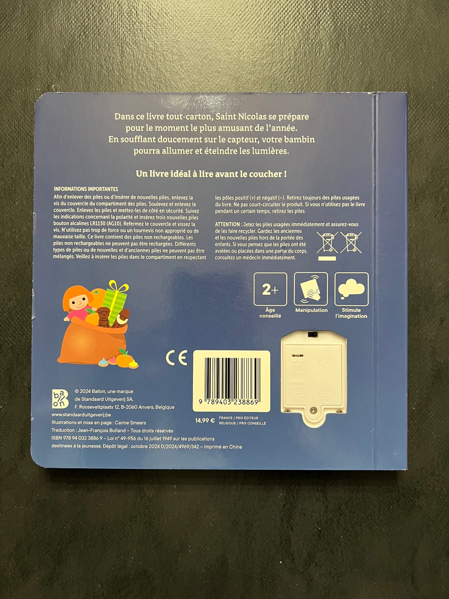 Mon livre à lumières - Saint-nicolas