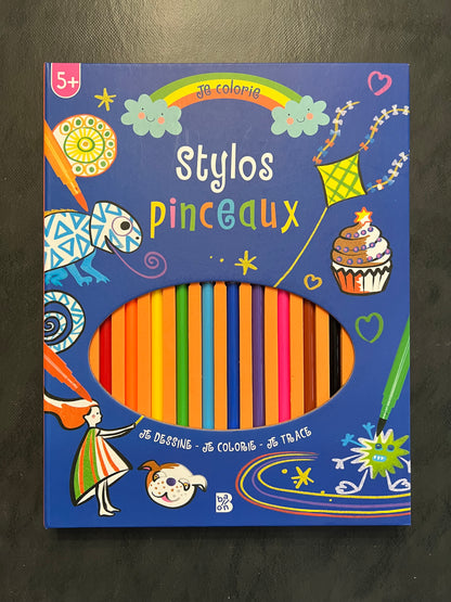 Je colorie - stylos pinceaux