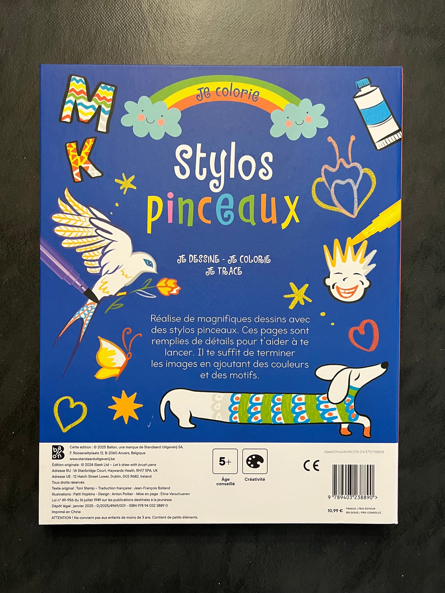 Je colorie - stylos pinceaux