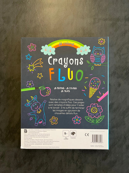 Je colorie - crayons fluo