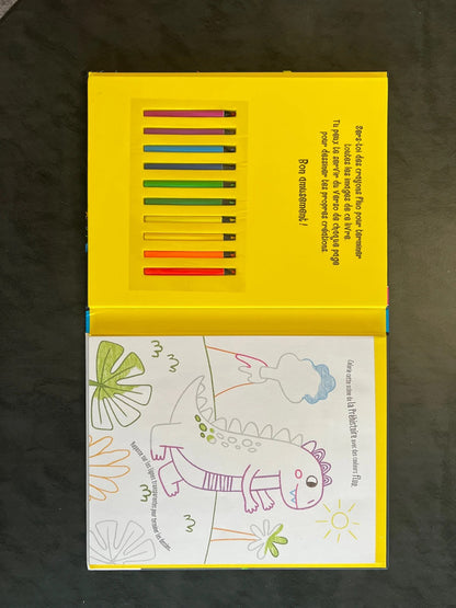 Je colorie - crayons fluo