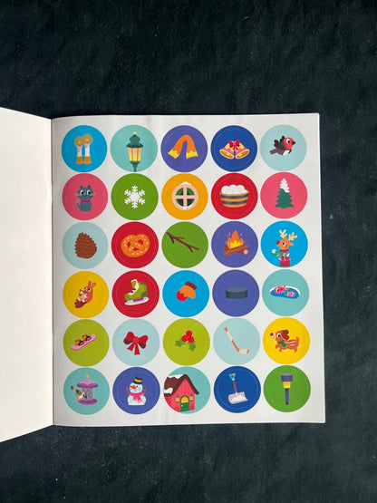 101 choses à trouver et à coller - c’est l’hiver