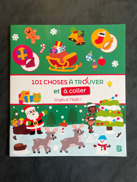 101 choses à trouver et à coller - joyeux Noël !