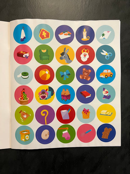 101 choses à trouver et à coller - bonjour, Saint-Nicolas !