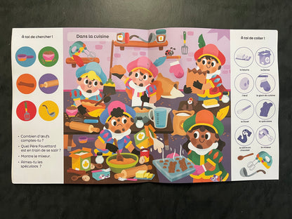 101 choses à trouver et à coller - bonjour, Saint-Nicolas !