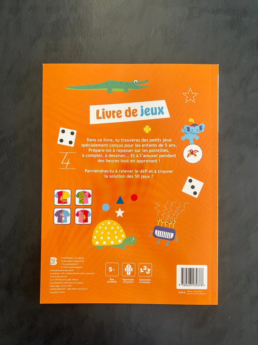 Livre de jeux - dès 5 ans