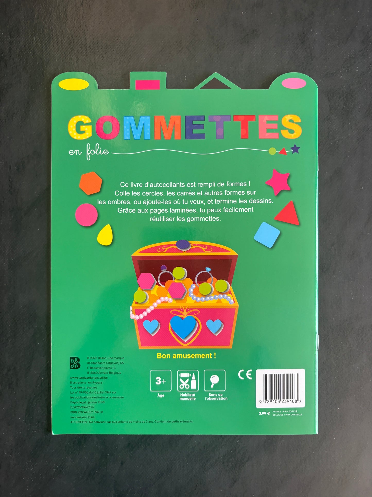 Gommettes en folie - escargot