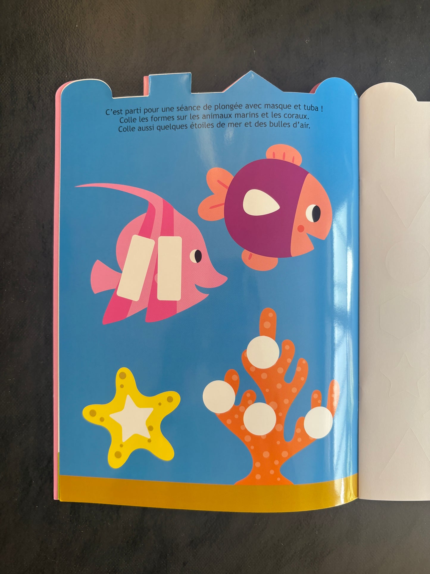 Gommettes en folie - escargot