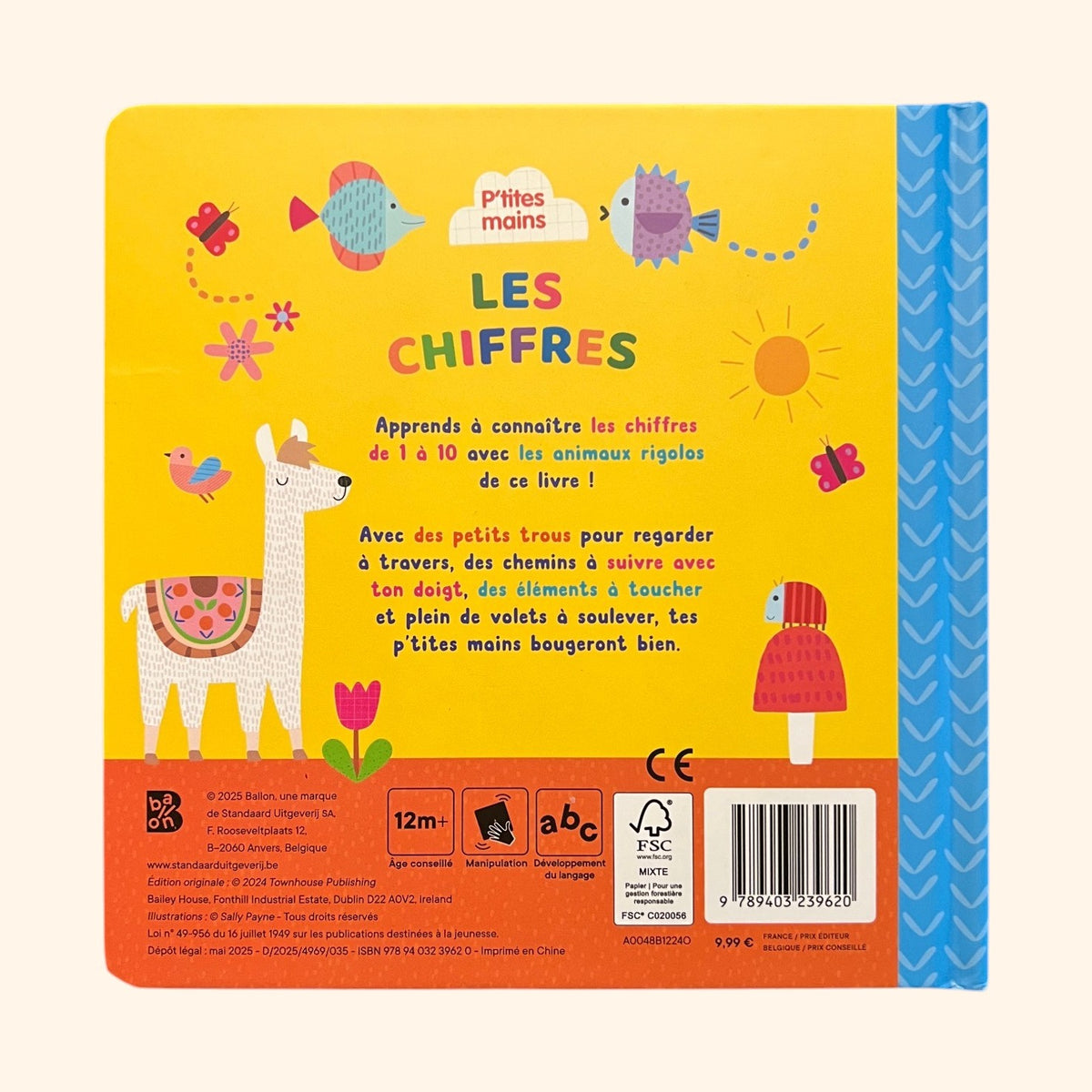 Les Chiffres - Livre-jeu à toucher pour les tout-petits (P'tites mains)