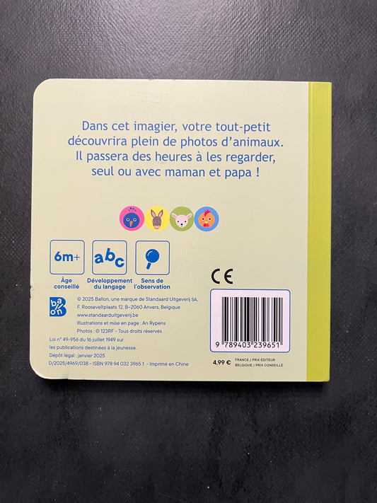 Livre cartonné - mes amis les animaux - la ferme