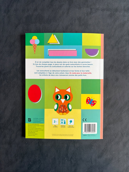 Livre d'autocollants - dès 2 ans