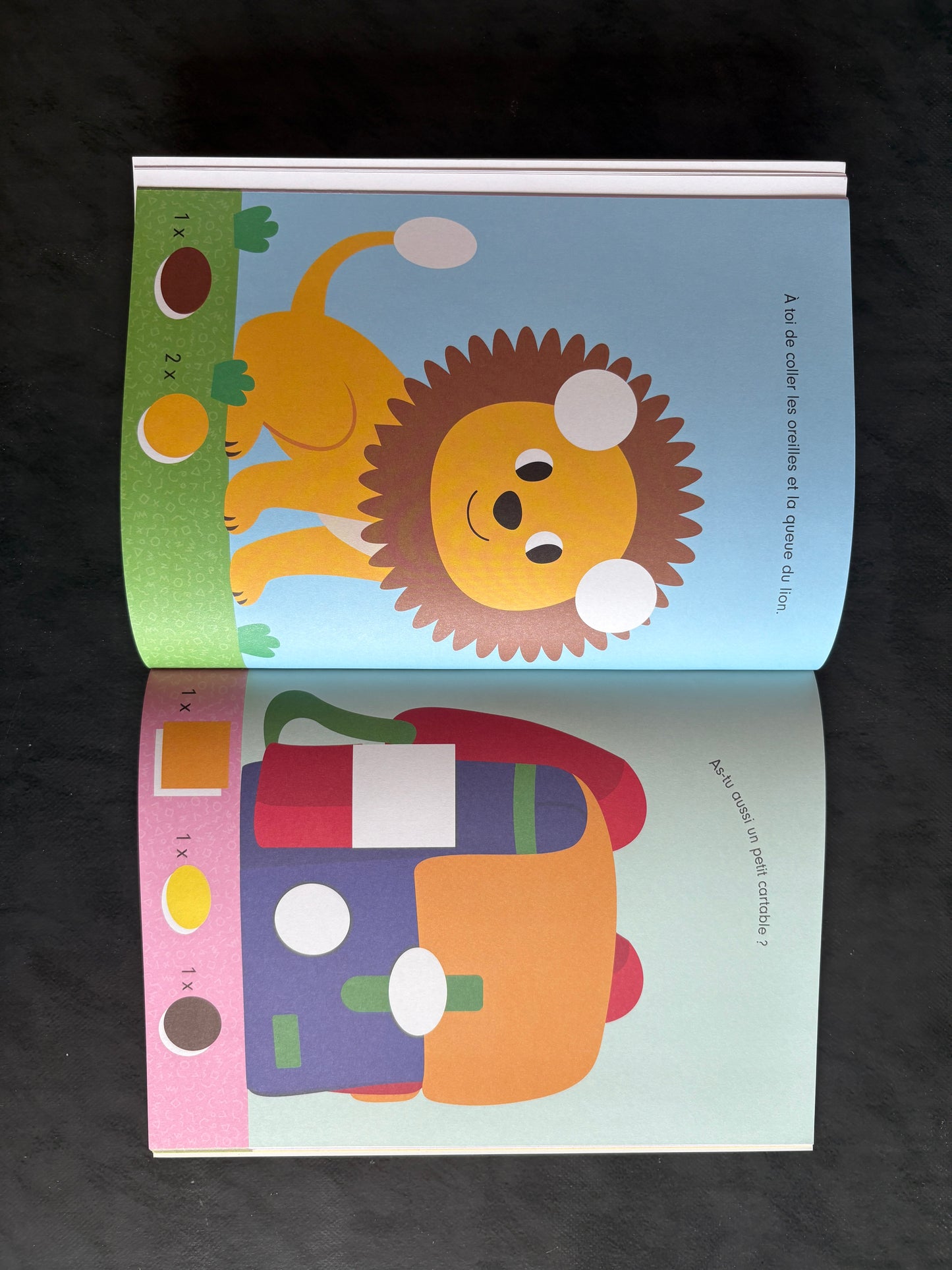 Livre d'autocollants - dès 2 ans