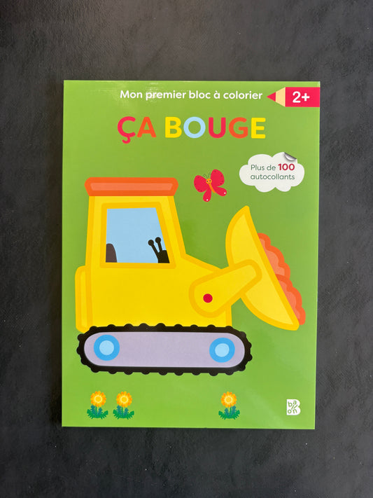 Mon premier bloc à colorier - ça bouge