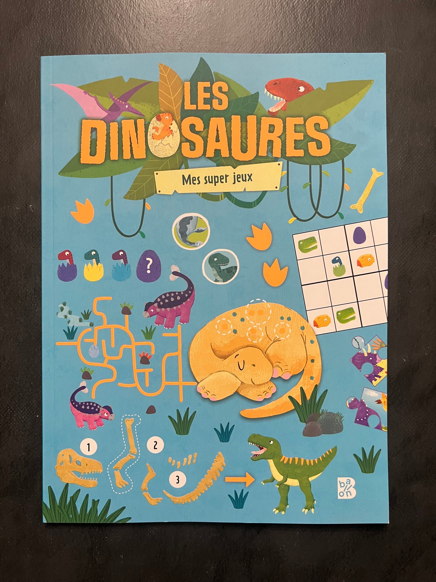 Mes super jeux - les dinosaures