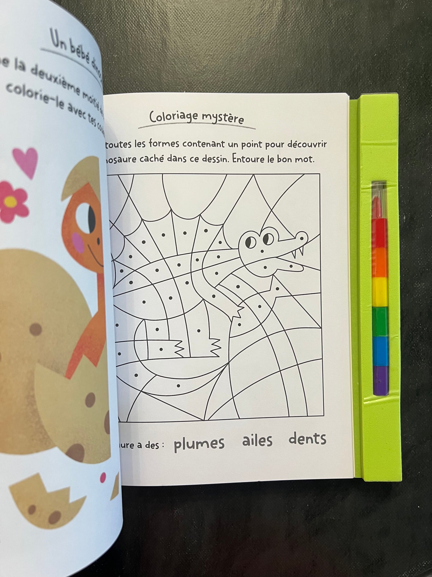 Mon super livre de jeux de maternelle - les dinosaures