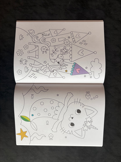 Mes supers coloriages - j'aime les licornes