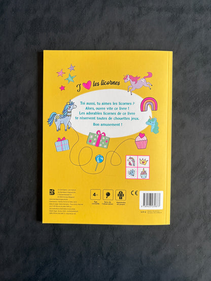 Mes super jeux - j'aime les licornes