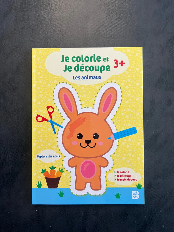 Je colorie et je découpe - les animaux
