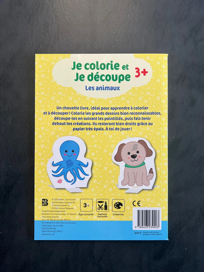 Je colorie et je découpe - les animaux