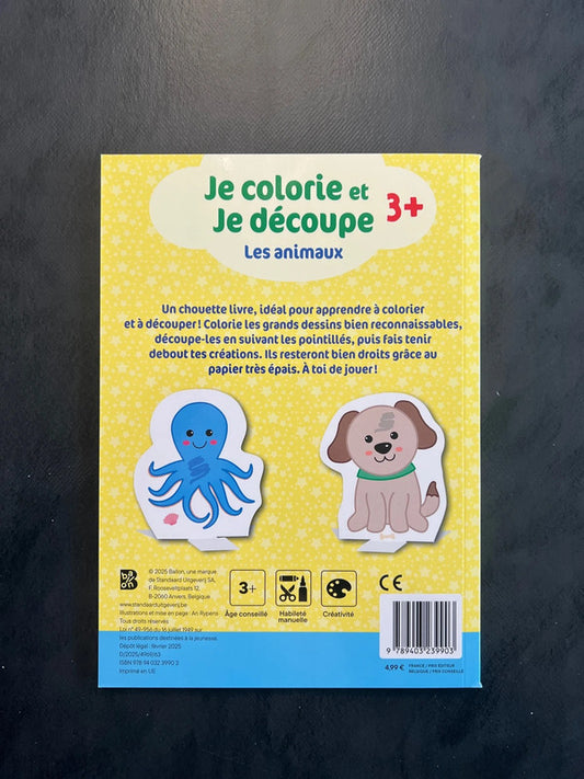 Je colorie et je découpe - les animaux
