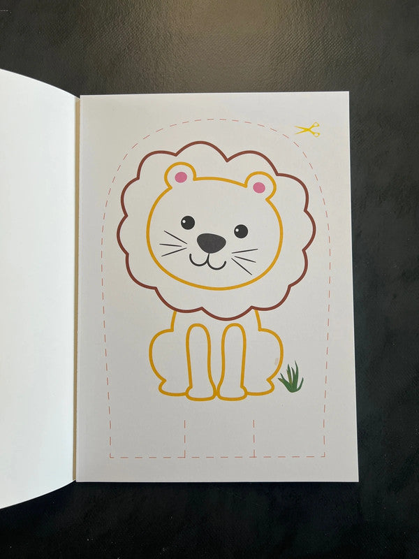 Je colorie et je découpe - les animaux