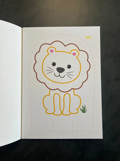 Je colorie et je découpe - les animaux