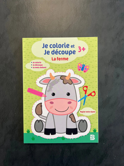 Je colorie et je découpe - la ferme