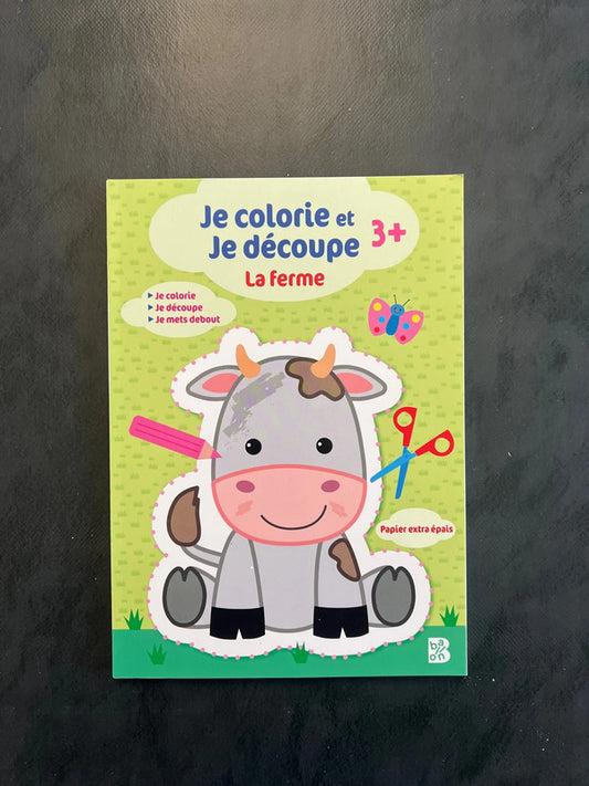 Je colorie et je découpe - la ferme