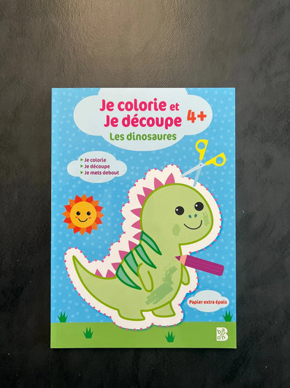 Je colorie et je découpe - les dinosaures