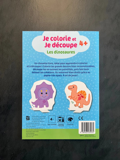 Je colorie et je découpe - les dinosaures