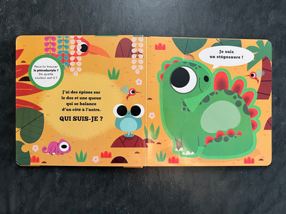 Mon livre puzzle à toucher - les dinosaures