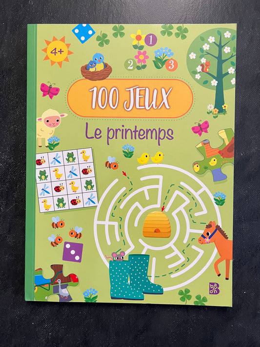 100 jeux - le printemps