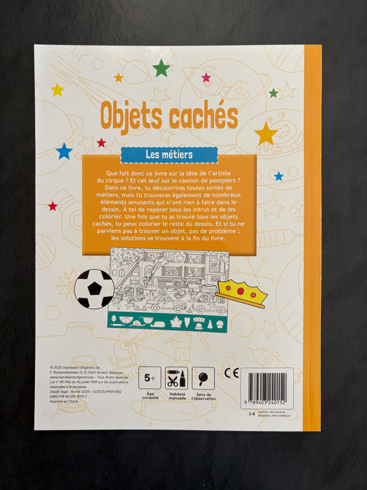 Objets cachés - les métiers
