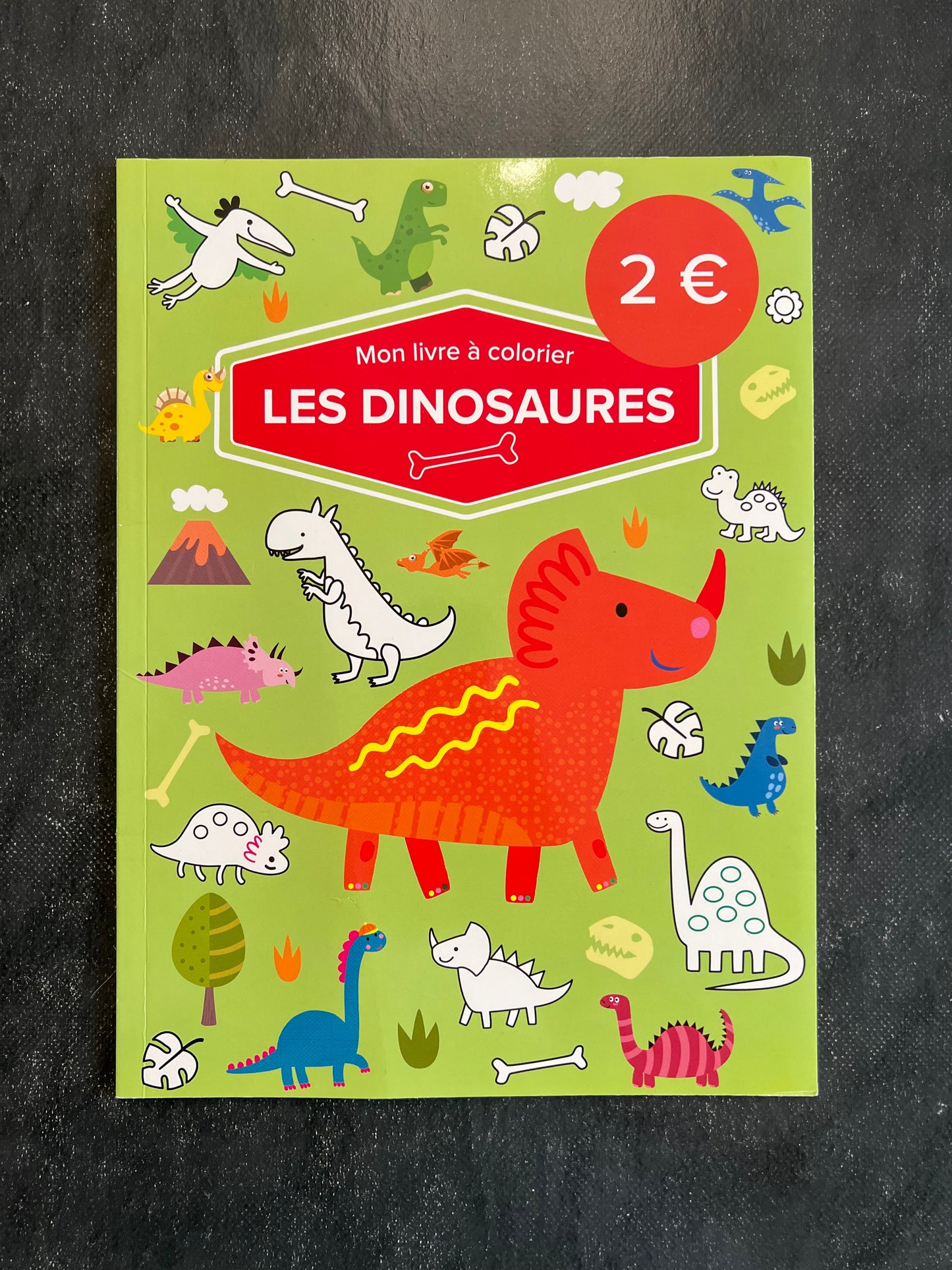 Mon livre à colorier - les dinosaures