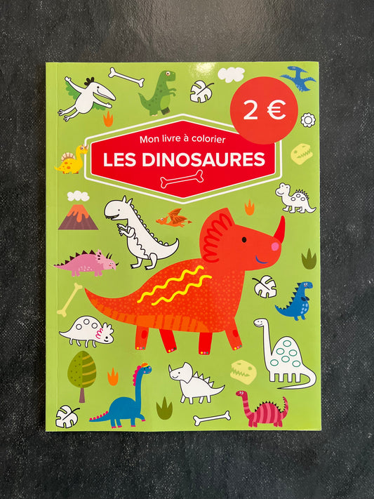 Mon livre à colorier - les dinosaures