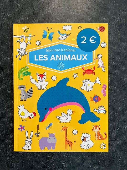 Mon livre à colorier - les animaux