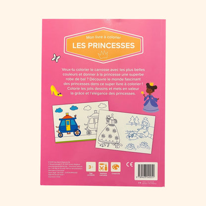 Mon livre à colorier - les princesses | Dès 4 ans