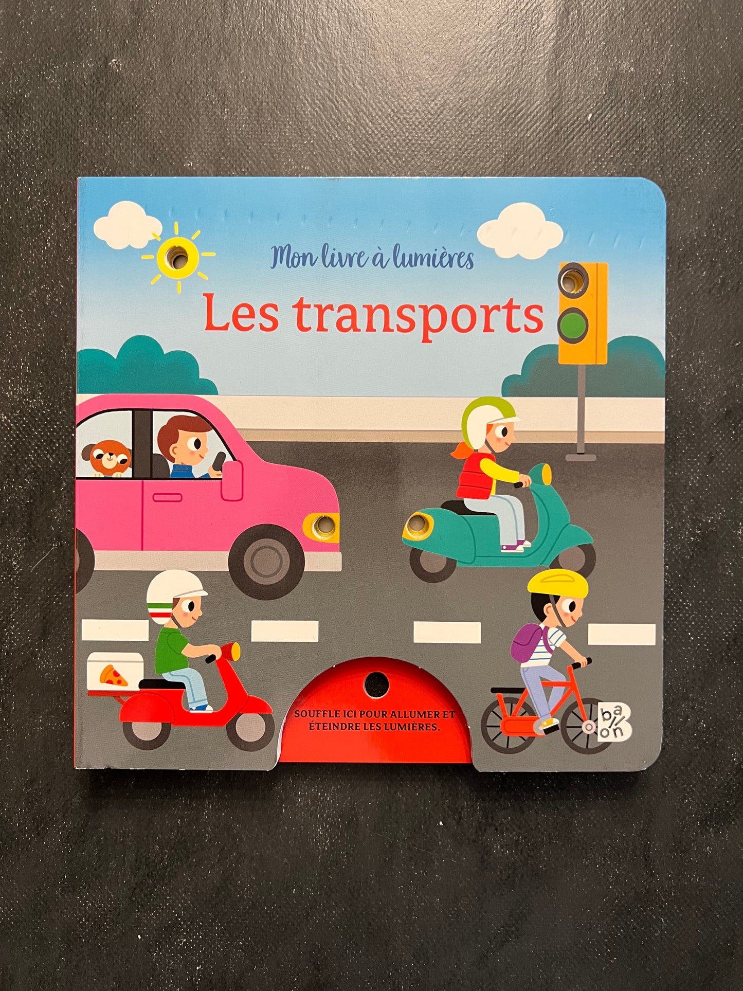 Mon livre à lumières - les transports