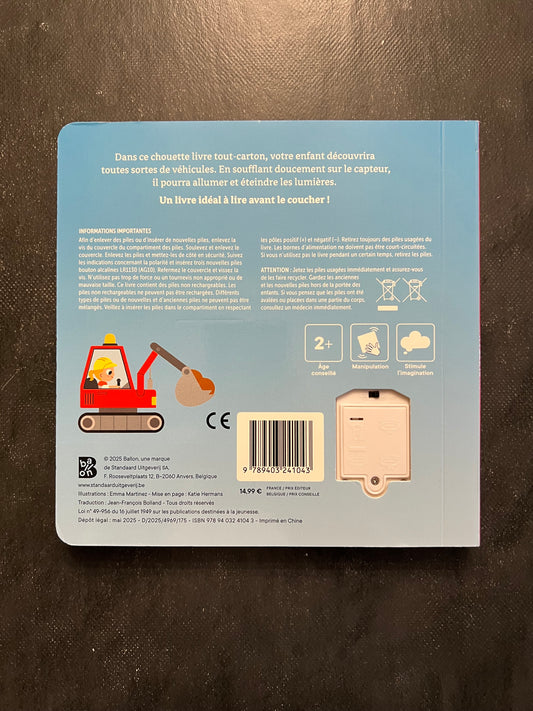 Mon livre à lumières - les transports