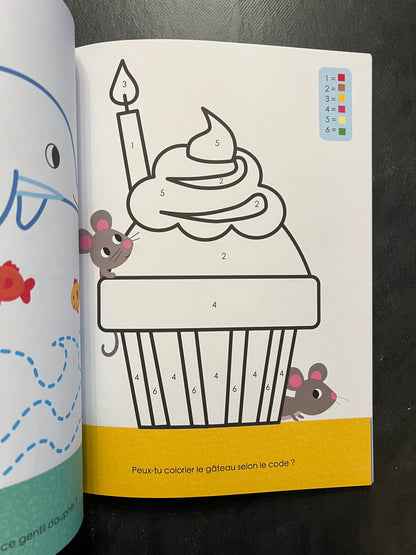 Coloriages en route pour la maternelle - dès 4 ans
