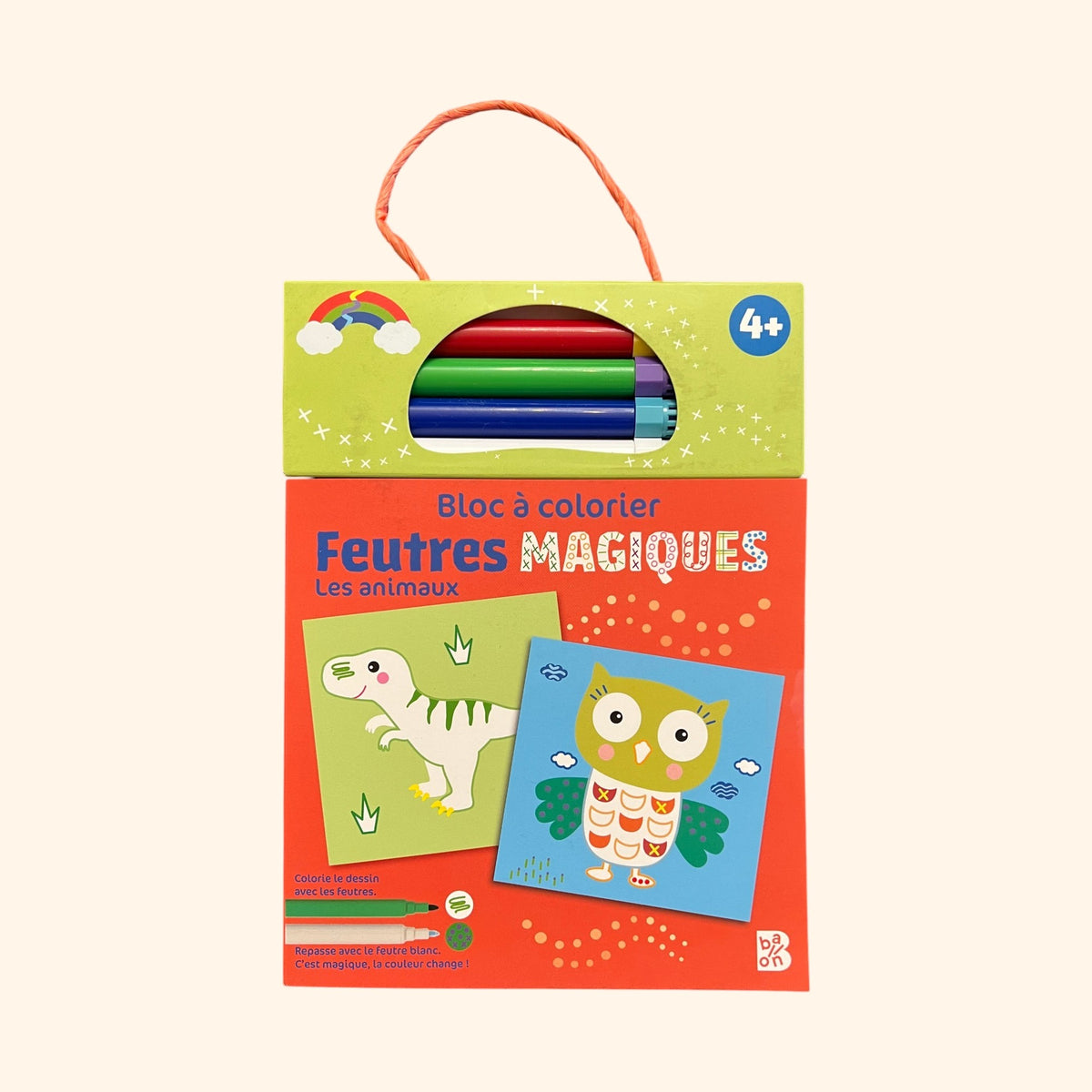 Feutres magiques - Les animaux | Livre-jeu créatif 4-7 ans