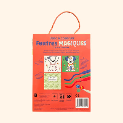 Feutres magiques - Les animaux | Livre-jeu créatif 4-7 ans