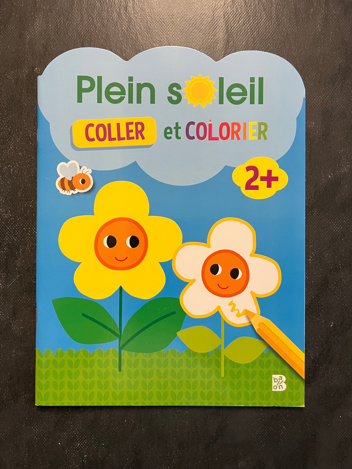 Coller et colorier plein soleil - Dès 2 ans