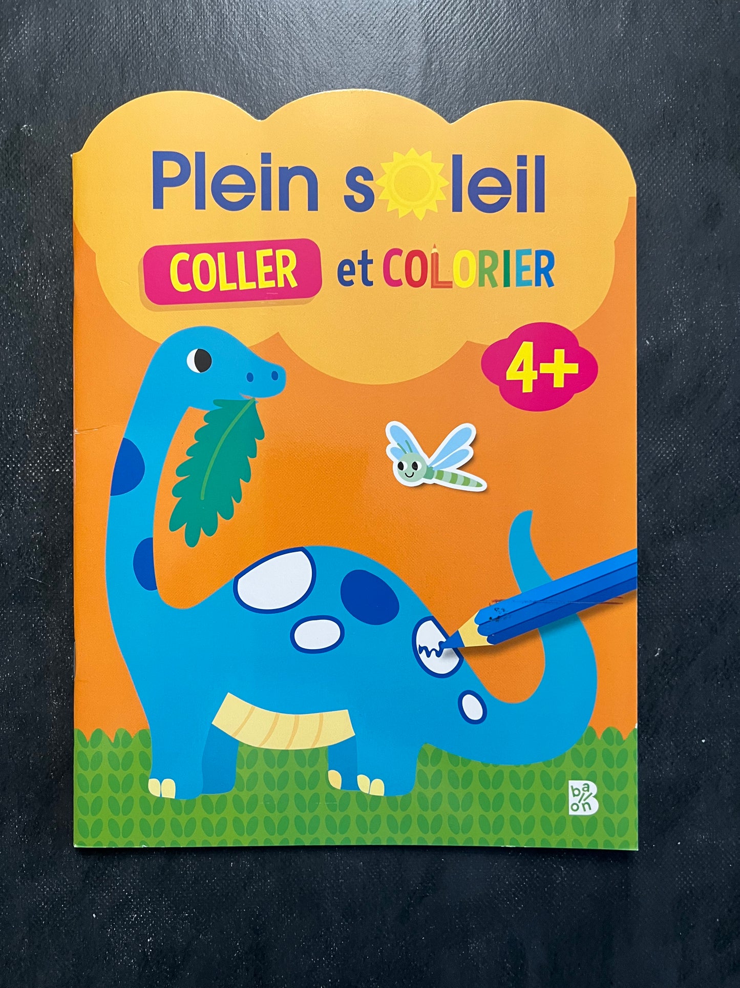 Coller et colorier plein soleil - Dès 4 ans