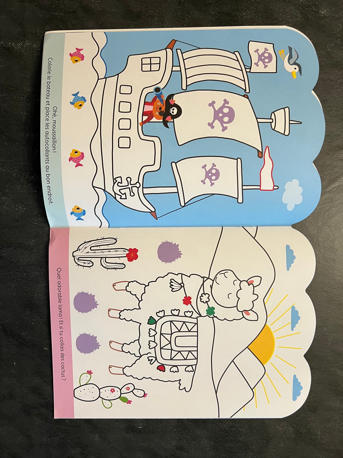 Coller et colorier plein soleil - Dès 5 ans